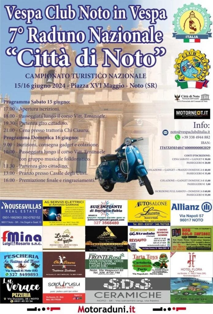 Raduno Vespa Club Noto